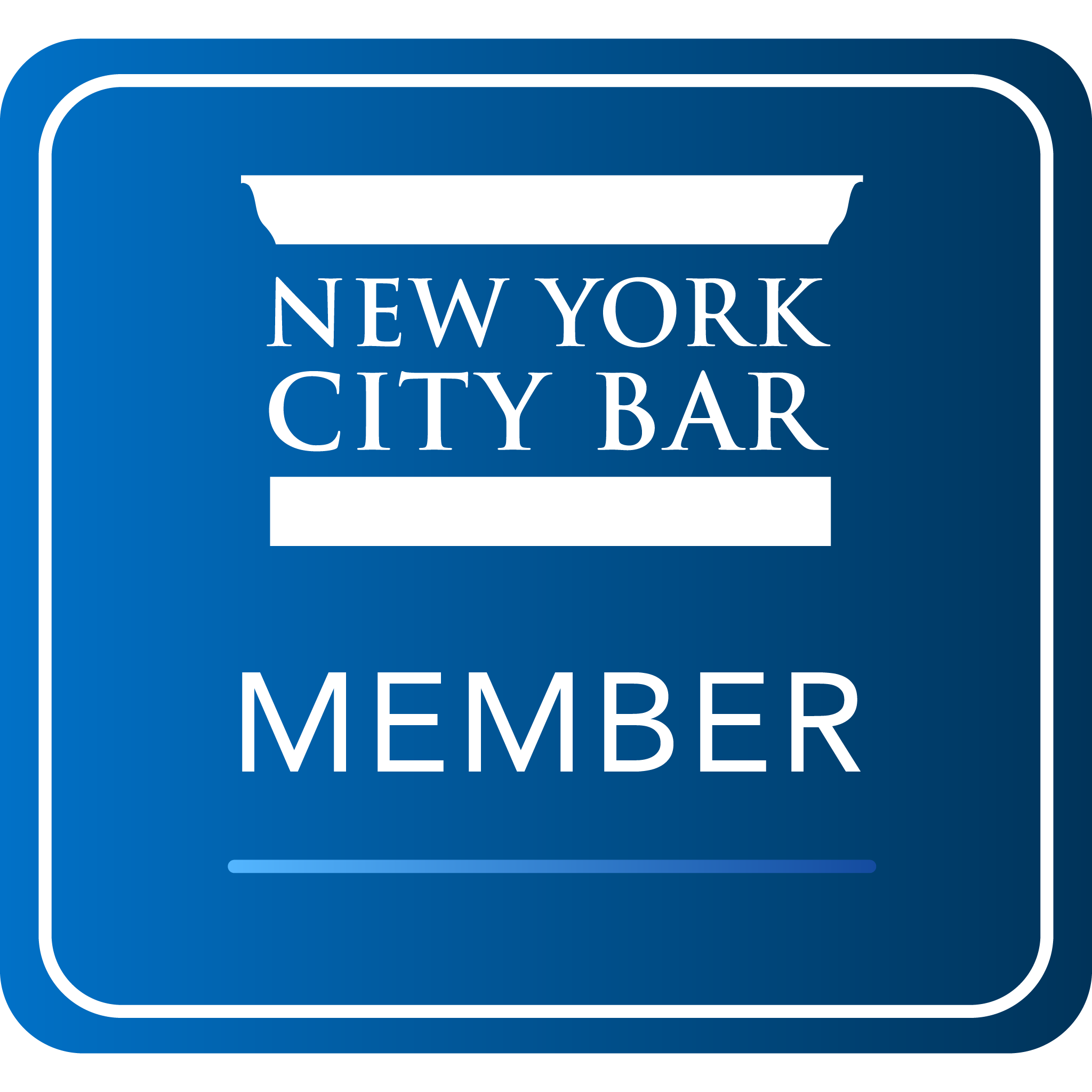 miembro Logotipo del Colegio de Abogados de Nueva York